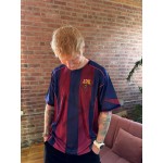 Camiseta retro Ed Sheeran x Spotify x FC Barcelona 2004/05 para niño