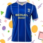 Camiseta Retro Local 1987 de Cardiff City para Mujer