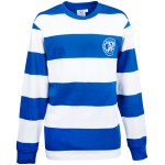 Camiseta Retro de Manga Larga Local 1975/76 de Queens Park Rangers para Mujer #10 Camiseta Retro de Manga Larga Local 1975/76 de Queens Park Rangers para Mujer #10