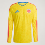 Camiseta oficial de local Colombia 2026 de manga larga para hombre Camiseta oficial de local Colombia 2026 de manga larga para hombre