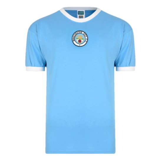 Camiseta Retro de Casa 1972 Manchester City Infantil
