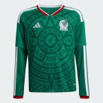 Camiseta de manga larga local de la Copa del Mundo 2026 de México para hombre Camiseta de manga larga local de la Copa del Mundo 2026 de México para hombre