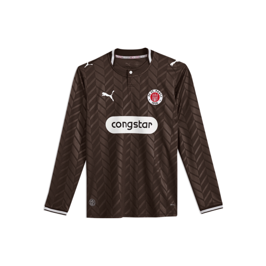Camiseta local de manga larga infantil FC St. Pauli 2026/27 Camiseta local de manga larga infantil FC St. Pauli 2026/27