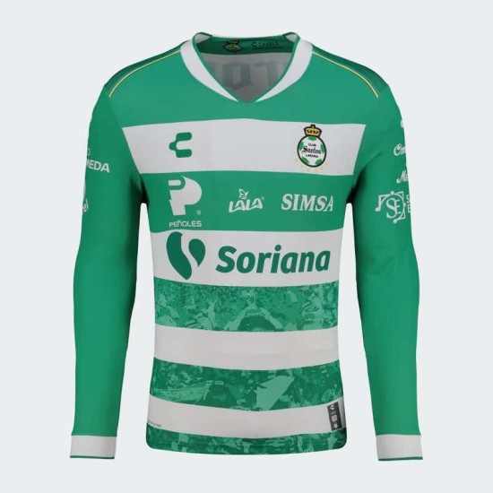 Camiseta local de manga larga del Santos Laguna 2025/26 para mujer