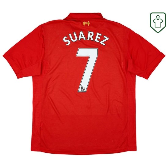 Camiseta retro local hombre Liverpool 2012/13 Suarez #7 Camiseta retro local hombre Liverpool 2012/13 Suarez #7