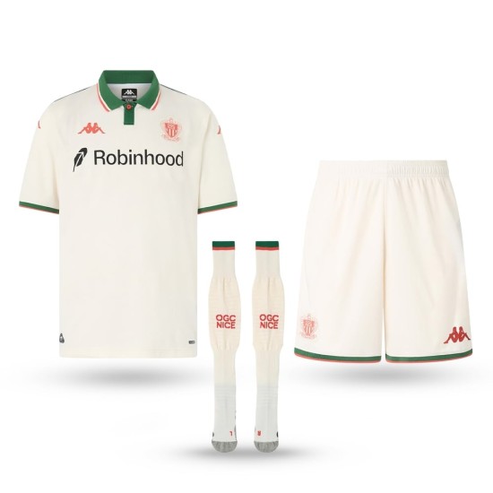 Equipación visitante 2025/26 del OGC Nice para niño Equipación visitante 2025/26 del OGC Nice para niño