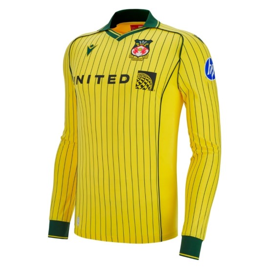 Camiseta de manga larga visitante 2025/26 del Wrexham AFC para niño Camiseta de manga larga visitante 2025/26 del Wrexham AFC para niño