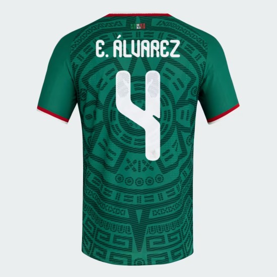 Camiseta Oficial Local México 2026 Niño E. ÁLVAREZ #4 Camiseta Oficial Local México 2026 Niño E. ÁLVAREZ #4