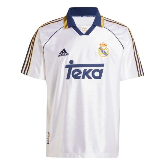 Camiseta Retro de Casa Real Madrid 99/00 para Hombre