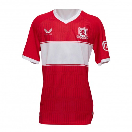 Camiseta Local Hombre Middlesbrough 2025/26 Sin Estampado Camiseta Local Hombre Middlesbrough 2025/26 Sin Estampado