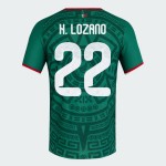 Camiseta Oficial Local México 2026 Hombre H. LOZANO #22 Camiseta Oficial Local México 2026 Hombre H. LOZANO #22