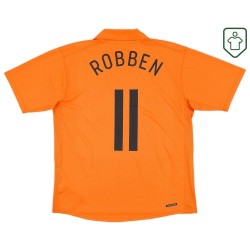 Camiseta retro local Países Bajos 2006/08 para hombre Robben #11