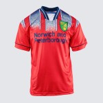 Camiseta retro de visitante del Norwich City para hombre 1996