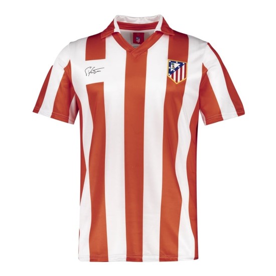 Camiseta Retro de Casa Atlético Madrid 87/88 para Mujer #10