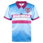 Camiseta retro visitante aniversario hombre West Ham United 1995 azul celeste Camiseta retro visitante aniversario hombre West Ham United 1995 azul celeste