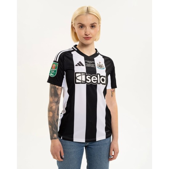Camiseta de los ganadores de la Carabao Cup Newcastle United 2025 Mujer Camiseta de los ganadores de la Carabao Cup Newcastle United 2025 Mujer