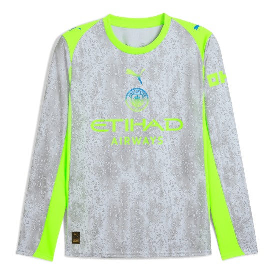 Niño Manchester City 2025/26 Tercera Camiseta de Manga Larga Niño Manchester City 2025/26 Tercera Camiseta de Manga Larga