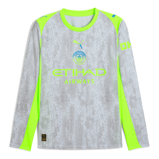 Niño Manchester City 2025/26 Tercera Camiseta de Manga Larga Niño Manchester City 2025/26 Tercera Camiseta de Manga Larga
