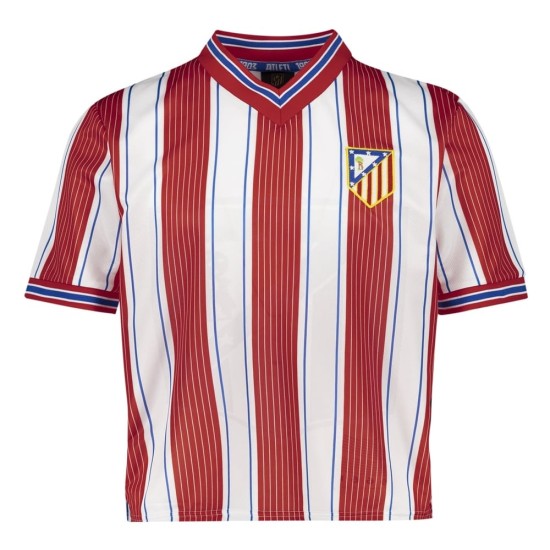 Camiseta Retro Crop Top Atlético Madrid 1996 para Hombre