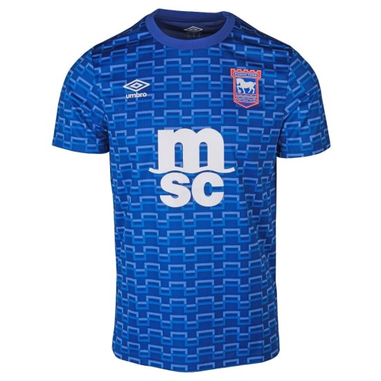 Camiseta de calentamiento local Ipswich Town 2025/26 niño Camiseta de calentamiento local Ipswich Town 2025/26 niño