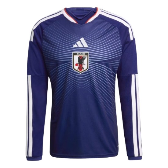 Hombre Japón 2026 Local Copa del Mundo Camiseta de Manga Larga