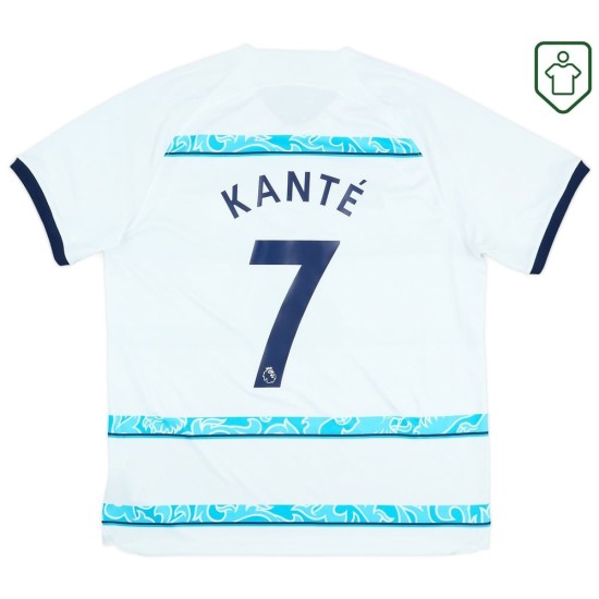 Camiseta retro visitante hombre Chelsea Kante #7 Camiseta retro visitante hombre Chelsea Kante #7
