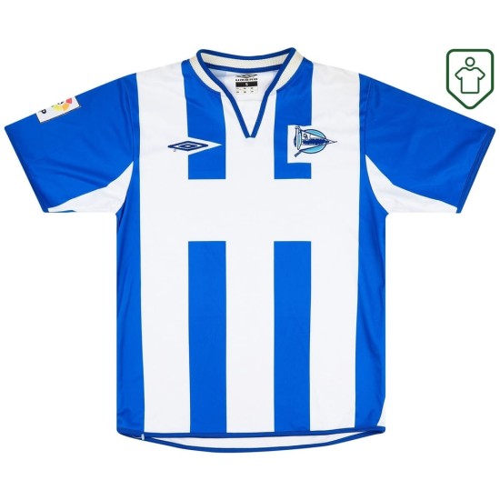 Hombre Camiseta retro local Alavés 2005/06 Hombre Camiseta retro local Alavés 2005/06