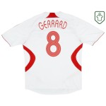 Camiseta retro visitante hombre Liverpool 2007/08 Gerrard #8