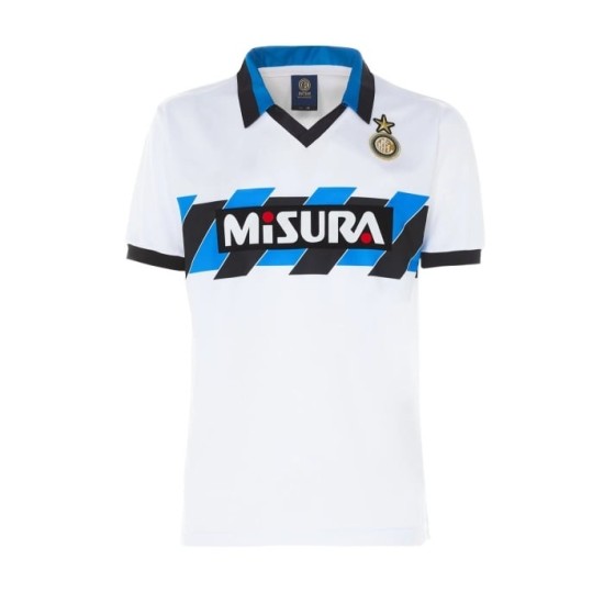 Camiseta retro visitante Inter 1990/91 mujer Camiseta retro visitante Inter 1990/91 mujer