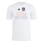 Camiseta Hombre San Diego FC 2025 Tercera Hook AEROREADY Blanca Camiseta Hombre San Diego FC 2025 Tercera Hook AEROREADY Blanca