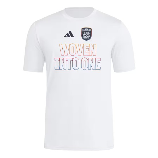 Camiseta Hombre San Diego FC 2025 Tercera Hook AEROREADY Blanca Camiseta Hombre San Diego FC 2025 Tercera Hook AEROREADY Blanca
