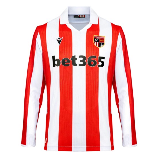 Camiseta local Stoke City 2026/27 manga larga para mujer Camiseta local Stoke City 2026/27 manga larga para mujer