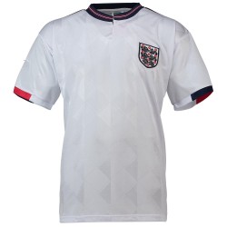 Camiseta retro Inglaterra local 1989 hombre