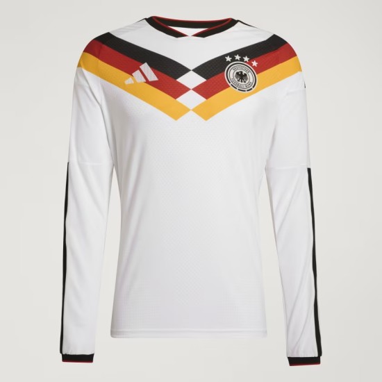 Camiseta de manga larga local de la Copa del Mundo 2026 de Alemania para mujer