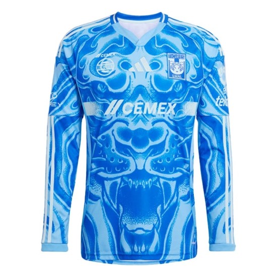 Camiseta visitante manga larga Tigres UANL 2025/26 para hombre Camiseta visitante manga larga Tigres UANL 2025/26 para hombre