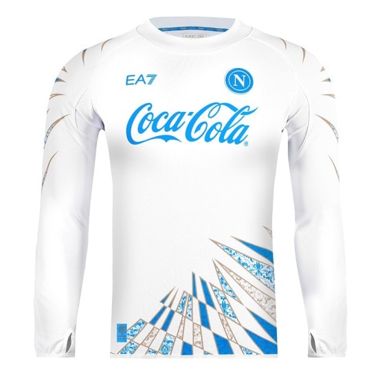 Camiseta pre partido tercera manga larga Napoli 2025/26 Mujer Camiseta pre partido tercera manga larga Napoli 2025/26 Mujer