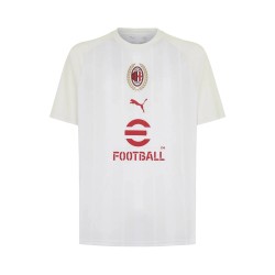 Camiseta Pre Partido Tercera AC Milan 2026/27 - Blanca Niño Camiseta Pre Partido Tercera AC Milan 2026/27 - Blanca Niño