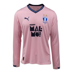 Camiseta de Visitante de Manga Larga Malmö FF 2025 para Niño - Rosa