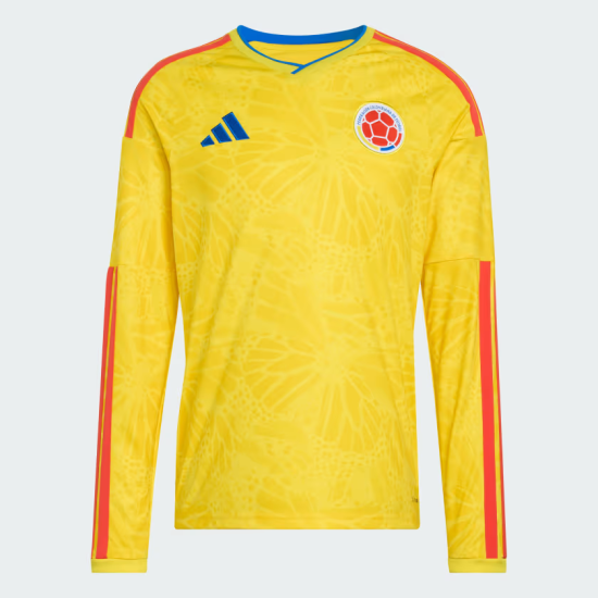 Camiseta de manga larga local de la Copa del Mundo 2026 de Colombia para mujer Camiseta de manga larga local de la Copa del Mundo 2026 de Colombia para mujer