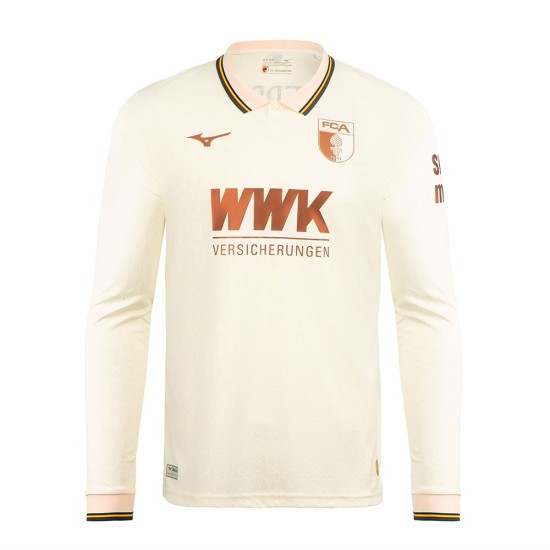 Camiseta Especial Manga Larga 2025/26 FC Augsburg Crema Mujer Camiseta Especial Manga Larga 2025/26 FC Augsburg Crema Mujer