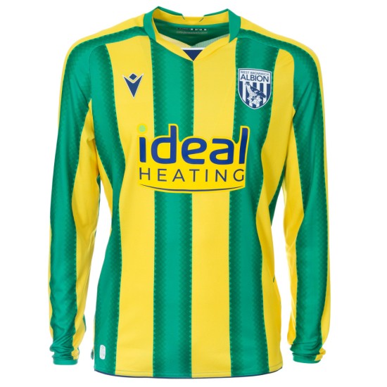 Camiseta de Manga Larga de Visitante Mujer West Bromwich Albion 2025/26 Camiseta de Manga Larga de Visitante Mujer West Bromwich Albion 2025/26