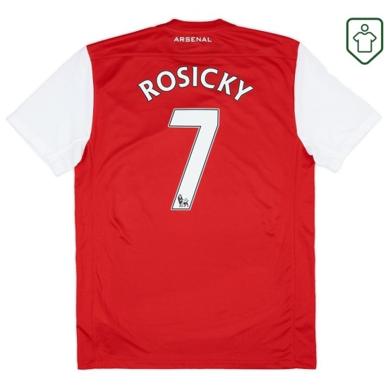 Camiseta retro local hombre Arsenal 2011/12 Rosicky #7 Camiseta retro local hombre Arsenal 2011/12 Rosicky #7