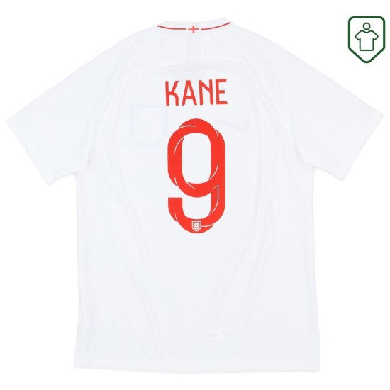 Camiseta retro local Inglaterra 2018/19 para hombre Kane #9 Camiseta retro local Inglaterra 2018/19 para hombre Kane #9