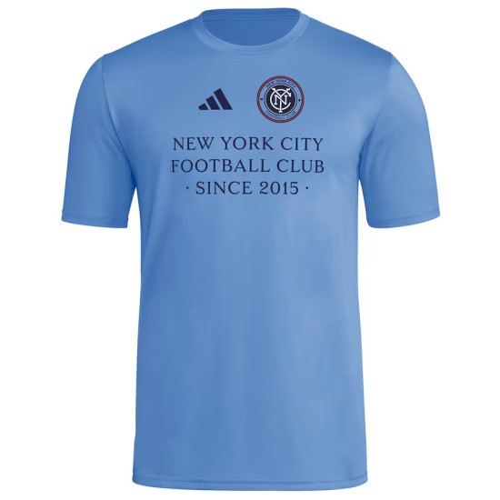 Camiseta Tercera Hook AEROREADY 2025 del New York City FC para Niño - Azul Camiseta Tercera Hook AEROREADY 2025 del New York City FC para Niño - Azul