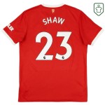 Camiseta retro local hombre Manchester United 2021/22 Shaw #23