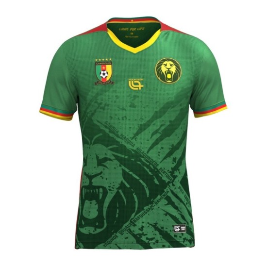 Camiseta de hogar para mujer Camerún 2025