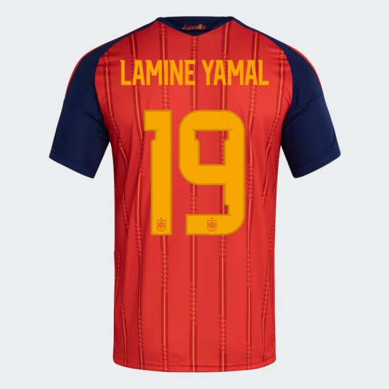 Camiseta Oficial Local España 2026 Mujer LAMINE YAMAL #19