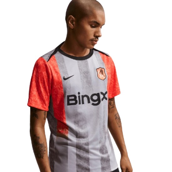 Hombre Chelsea 2025/26 Tercera Camiseta Pre-Partido Gris Hombre Chelsea 2025/26 Tercera Camiseta Pre-Partido Gris