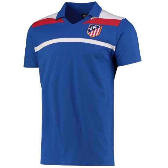 Hombre Tercera camiseta retro Atlético de Madrid 1986 Hombre Tercera camiseta retro Atlético de Madrid 1986
