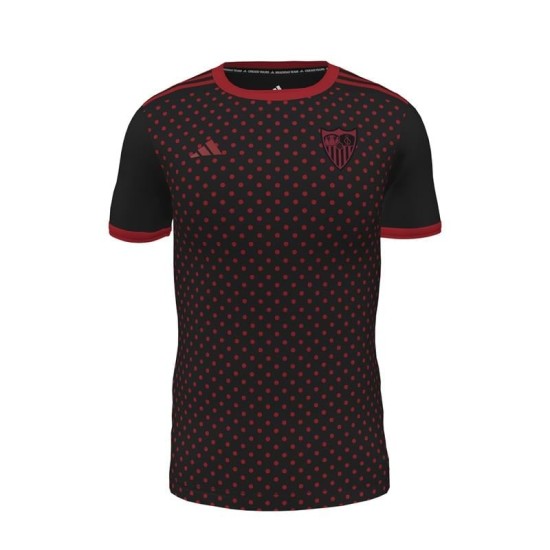 Mujer Sevilla FC 2025/26 Tercera Camiseta de prepartido - Negra